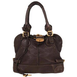Chloe Brown Paddington Dome Handbag